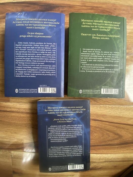 Katarzyna Michalak. Kroniki Ferrinu tom 2, 3, 5