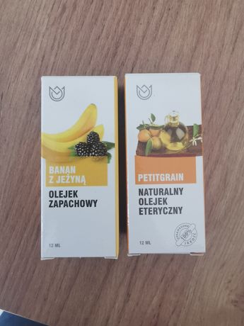 Naturalny olejek eteryczny zapachowy 12ml Petitgrain banan z jeżyną