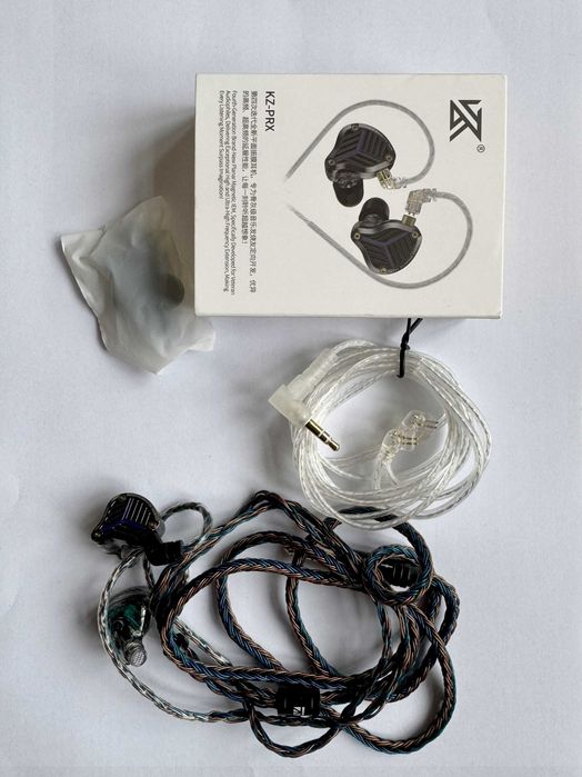 Słuchawki planarne KZ PRX + dobry kabel zbalansowany