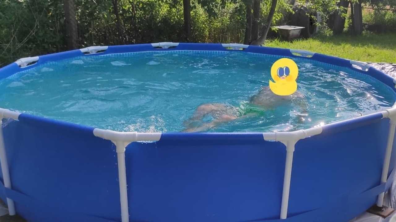 Басейн каркасний круглий для дітей та дорослих 366 x 76см Intex Нові
