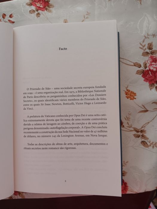 Livro  O Código Da Vinci de Dan Brown novo