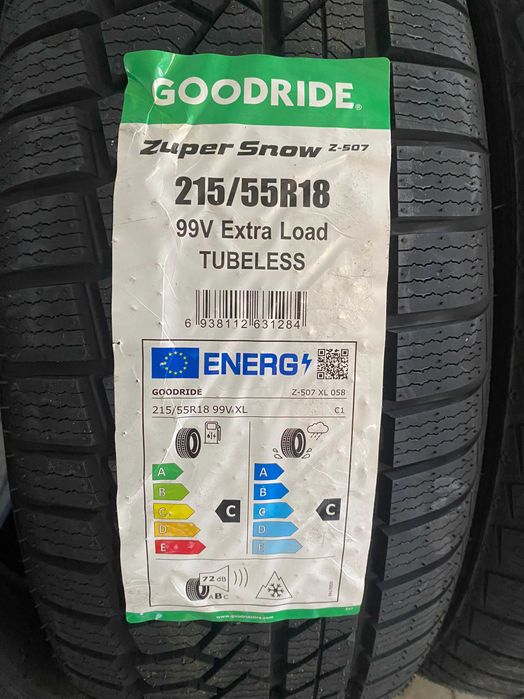 4x 215/55 R.18 99V XL FR Goodride Zuper Snow Z-507 rant ochronny 2025