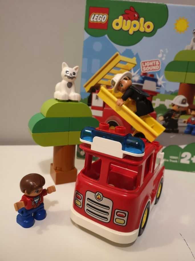 LEGO 10901 Duplo Wóz strażacki, straż, strażak