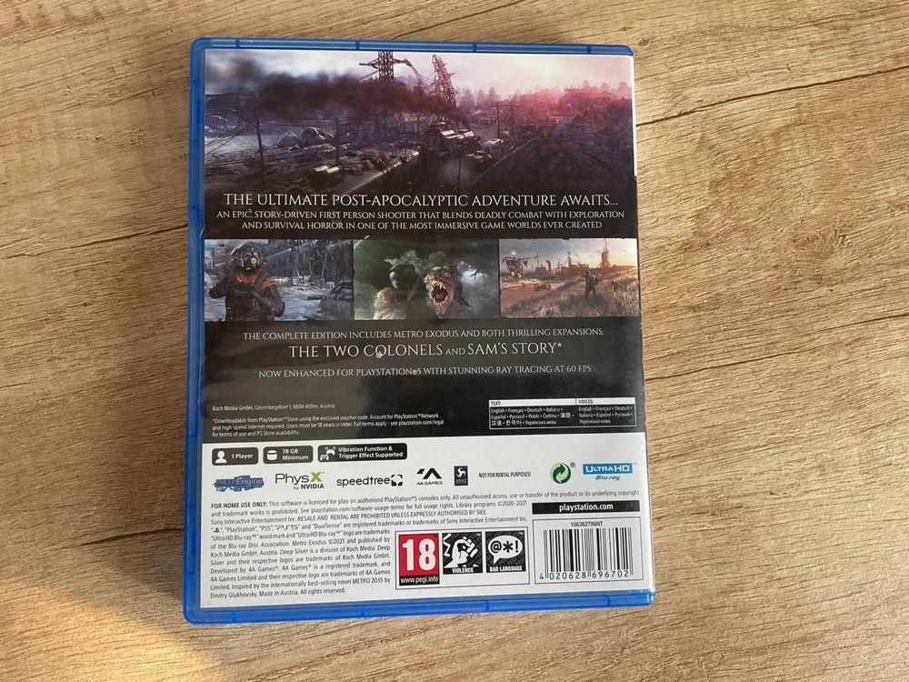Metro Exodus PS5 (гра)