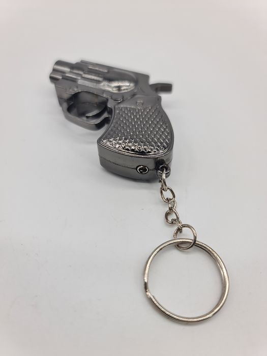 Isqueiro a gás miniatura de revólver - novo