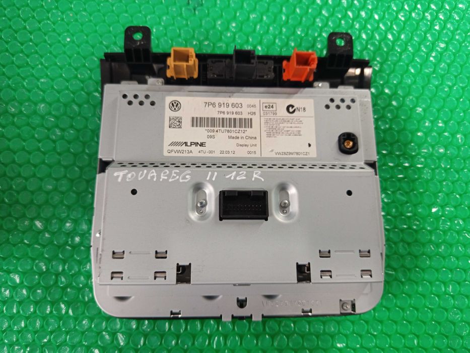 Panel Wyświetlacz Radia Nawigacji Multimedia VW TOUAREG II 7P6.919.603