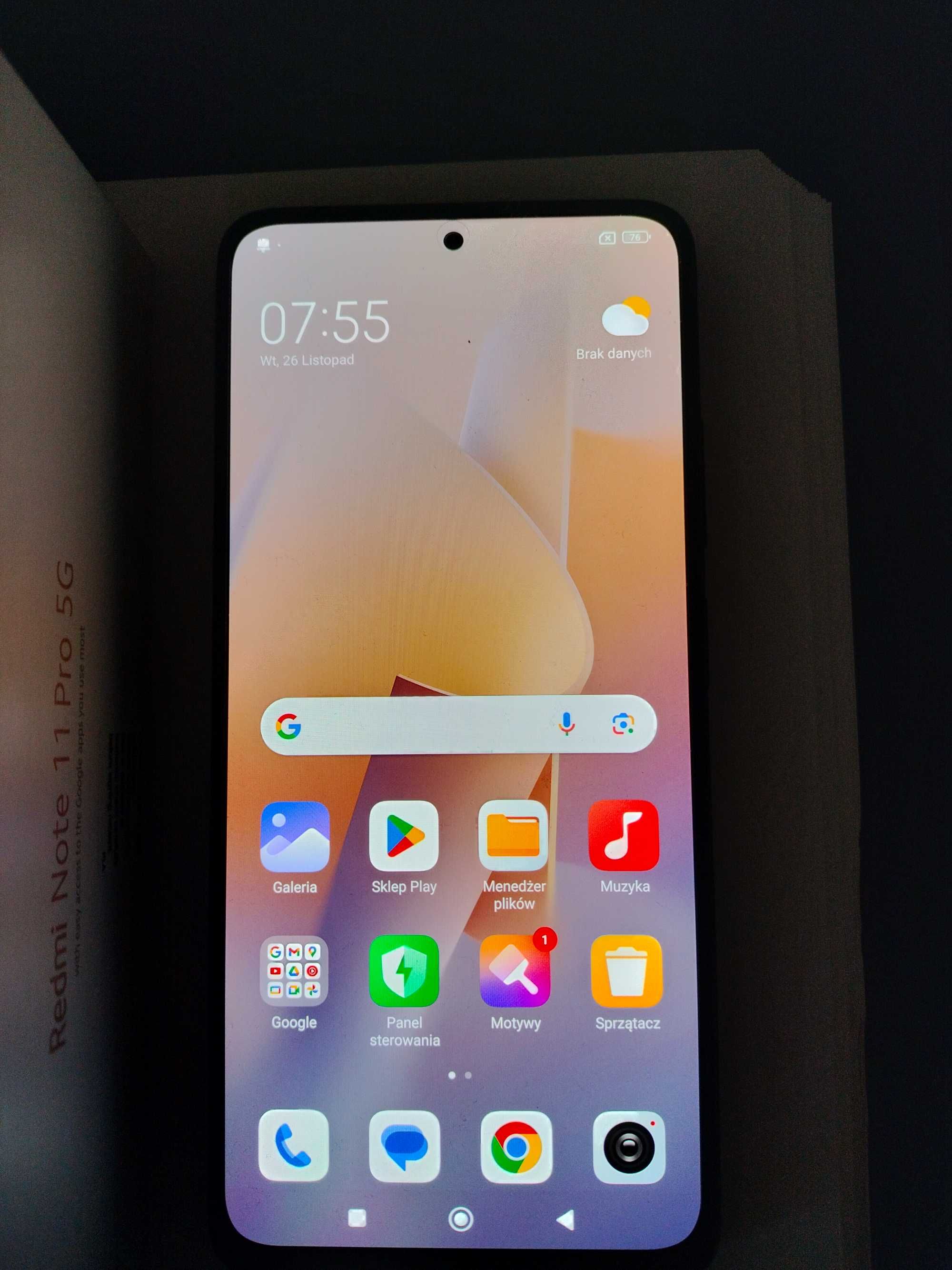 Redmi Note 11 PRO 5G  6/128 GB,  6,67 cala, AMOLED, 108MPx