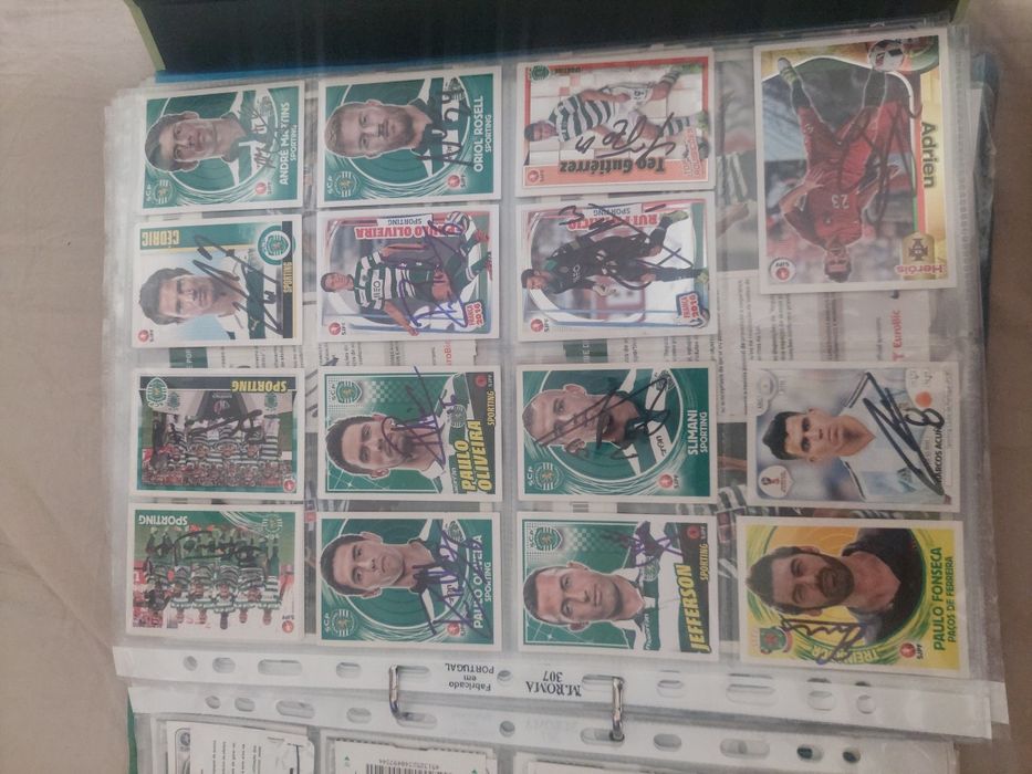 Cromos assinados