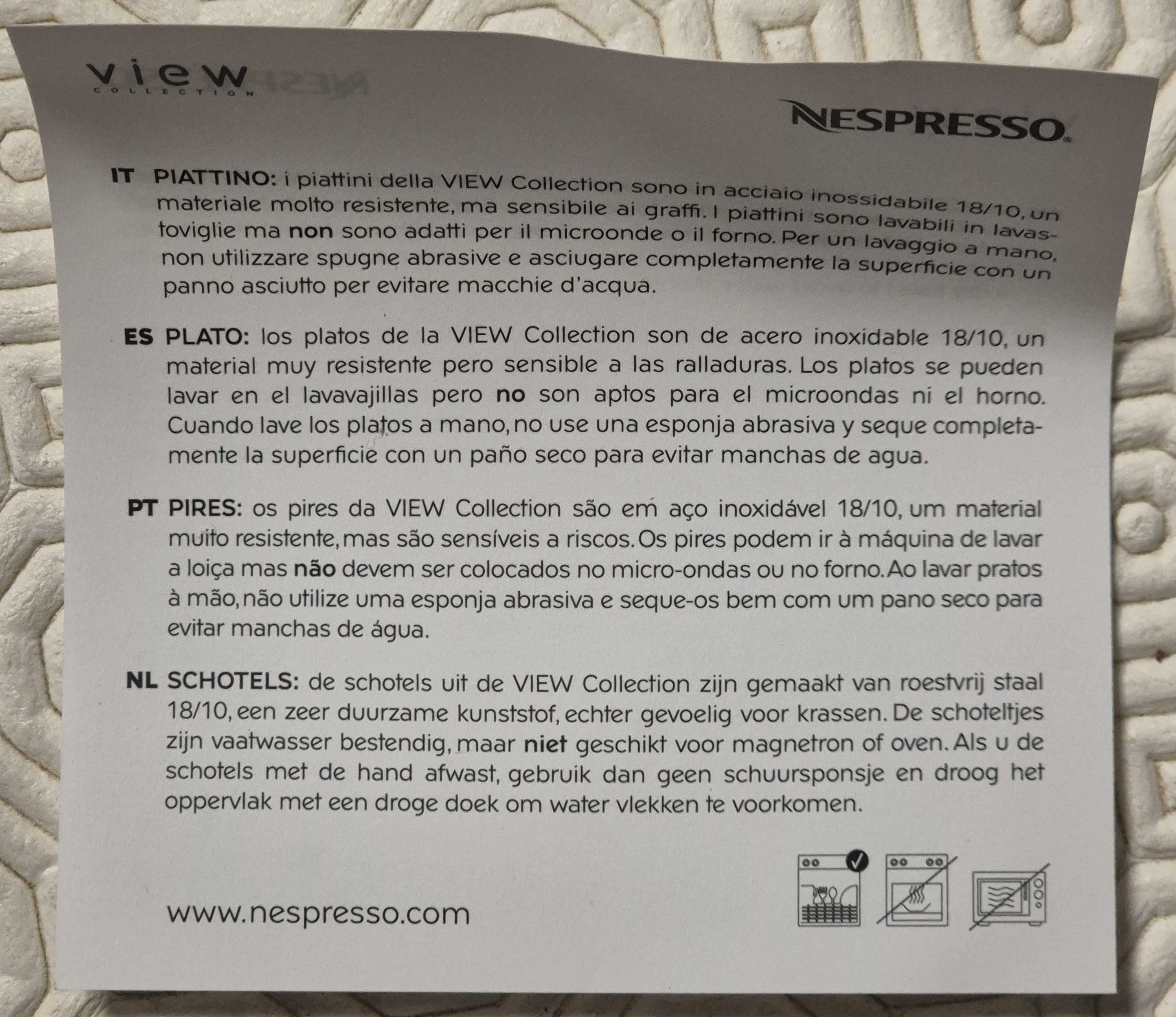 Nespresso View pires pequeno (novo)