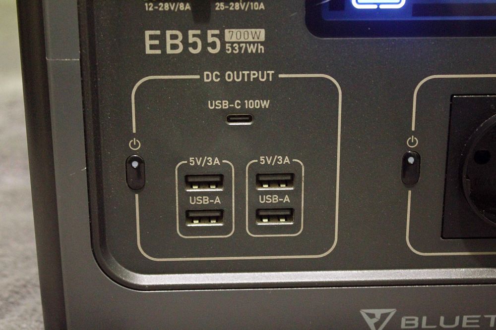 Зарядная станция Bluetti EB55, 700 Вт, 537 Вт/час, LiFePO4