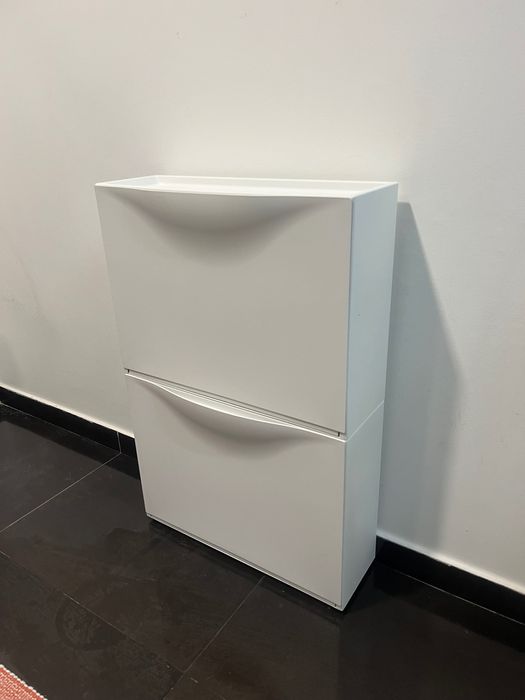 Leva 1 Ganha outra! Sapateira de Plástico Ikea Branca