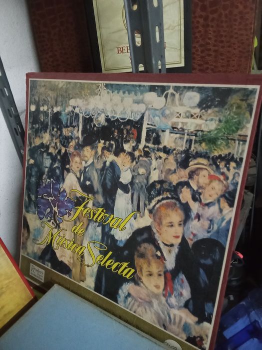 Discos vinil antigo.