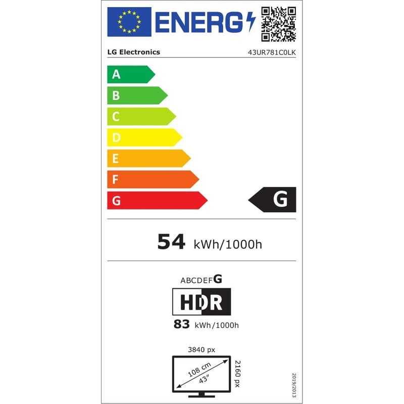 LG 43UR781C 43 4K Ultra HD Smart TV Wifi Preto – Televisão