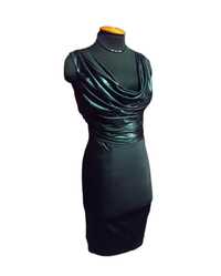 Крута сукня готівка ретро готична атлас шкіра Італія
