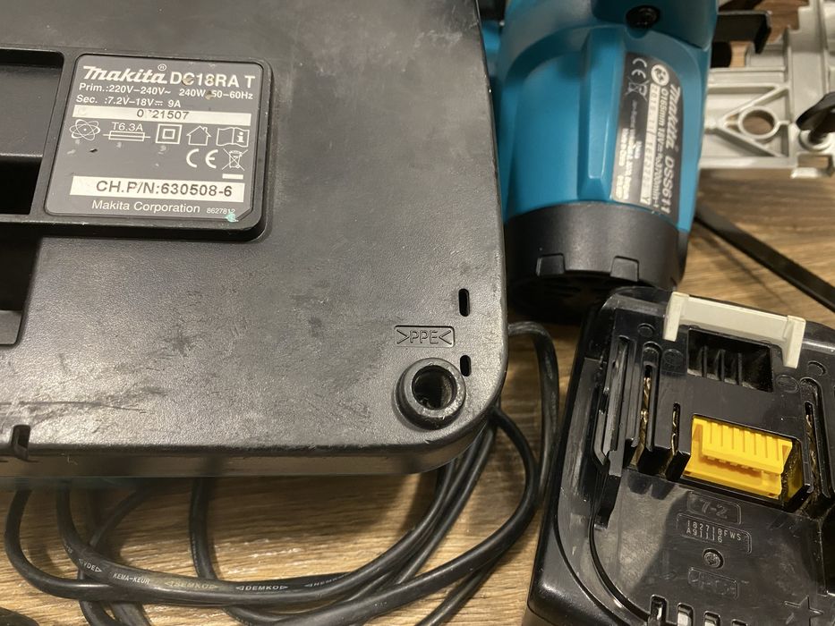 Паркетка Makita DSS611,акумулятор 4Ah,зарядка