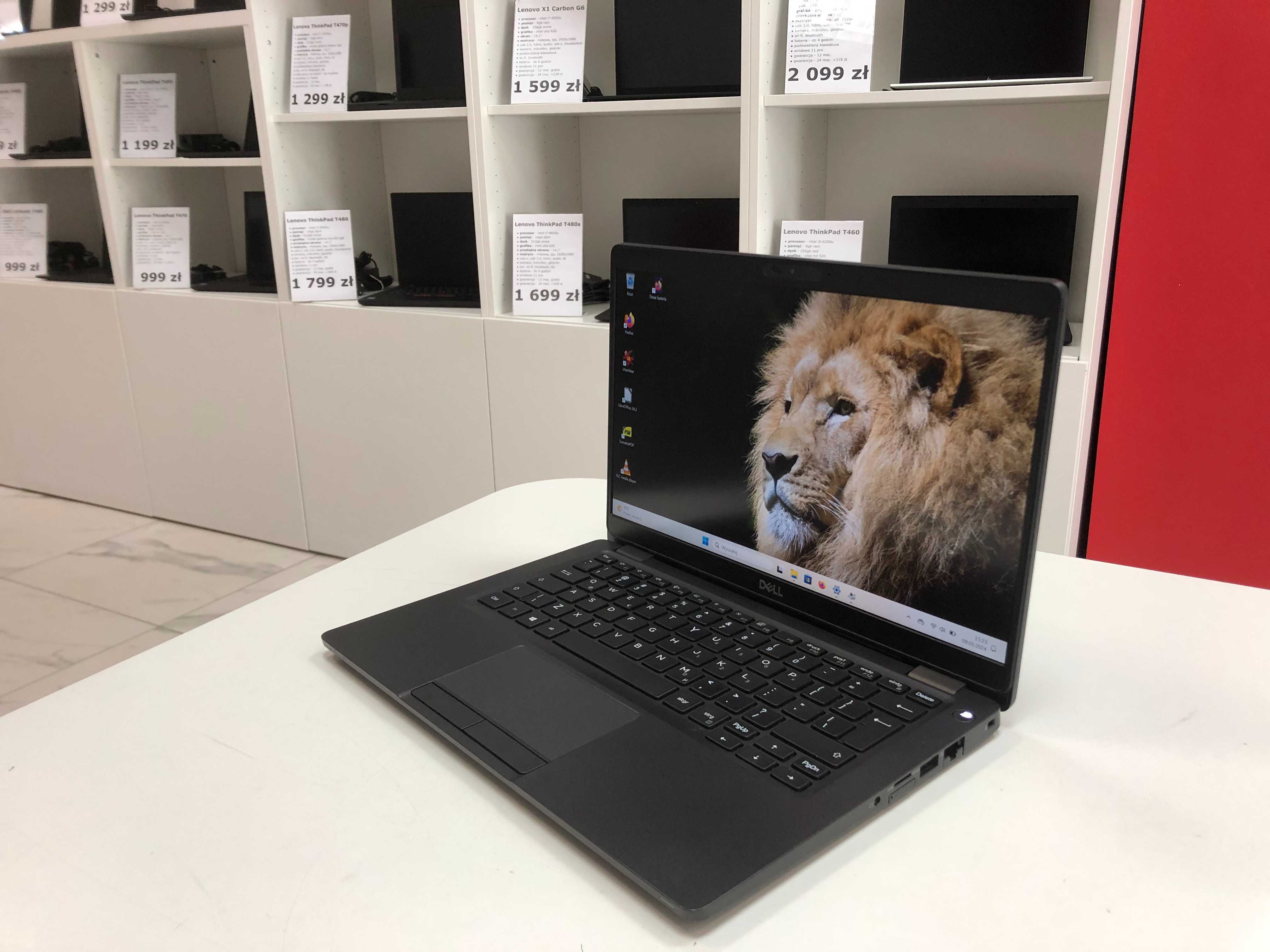 Wydajny Dell Latitude 5300 i5-8gen 16GB 256SSD IPS Full HD Klasa A