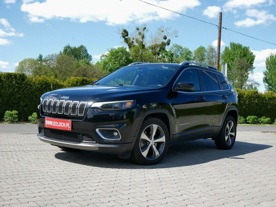 Jeep Cherokee 2.4 180KM Eu6 Limited Automat -Skóra el. reg +grzane fot i kierownica