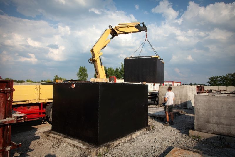 Zbiornik na szambo 10m3 JĘDRZEJÓW szamba betonowe na Deszczówkę Atest