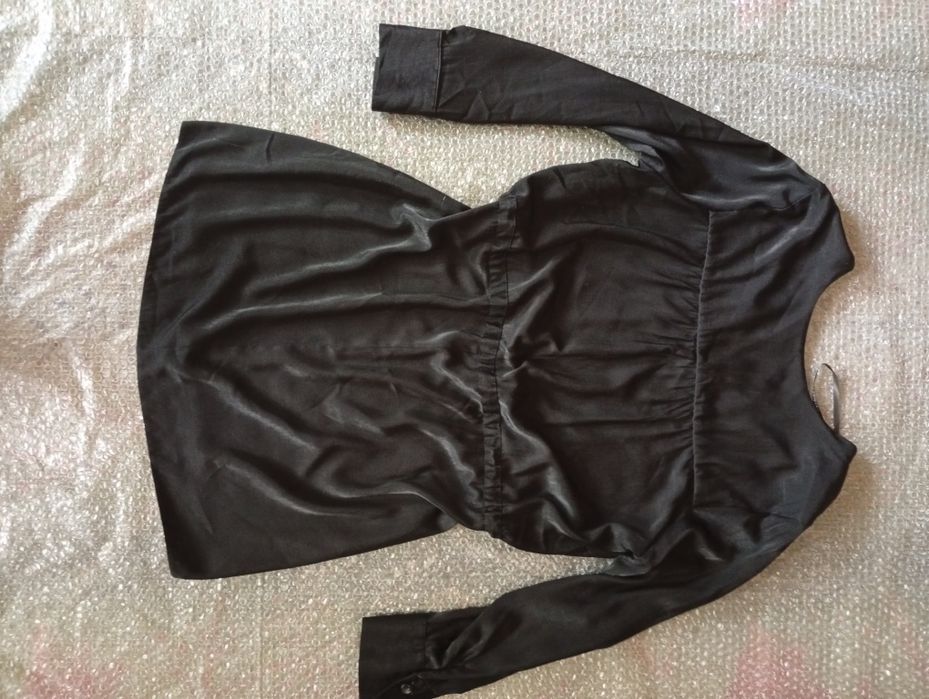 Фирменная атласная блуза