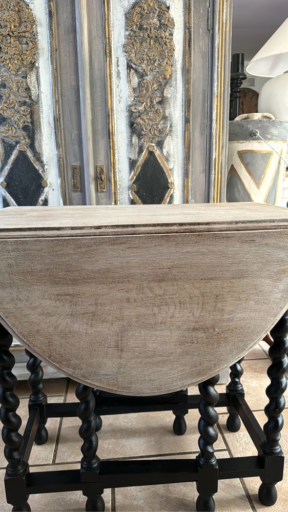 Stolik debowy rozkladany