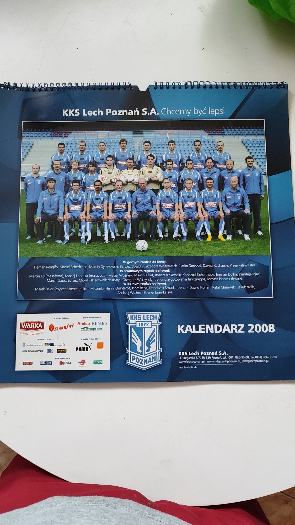 Lech Poznań kalendarz 2008