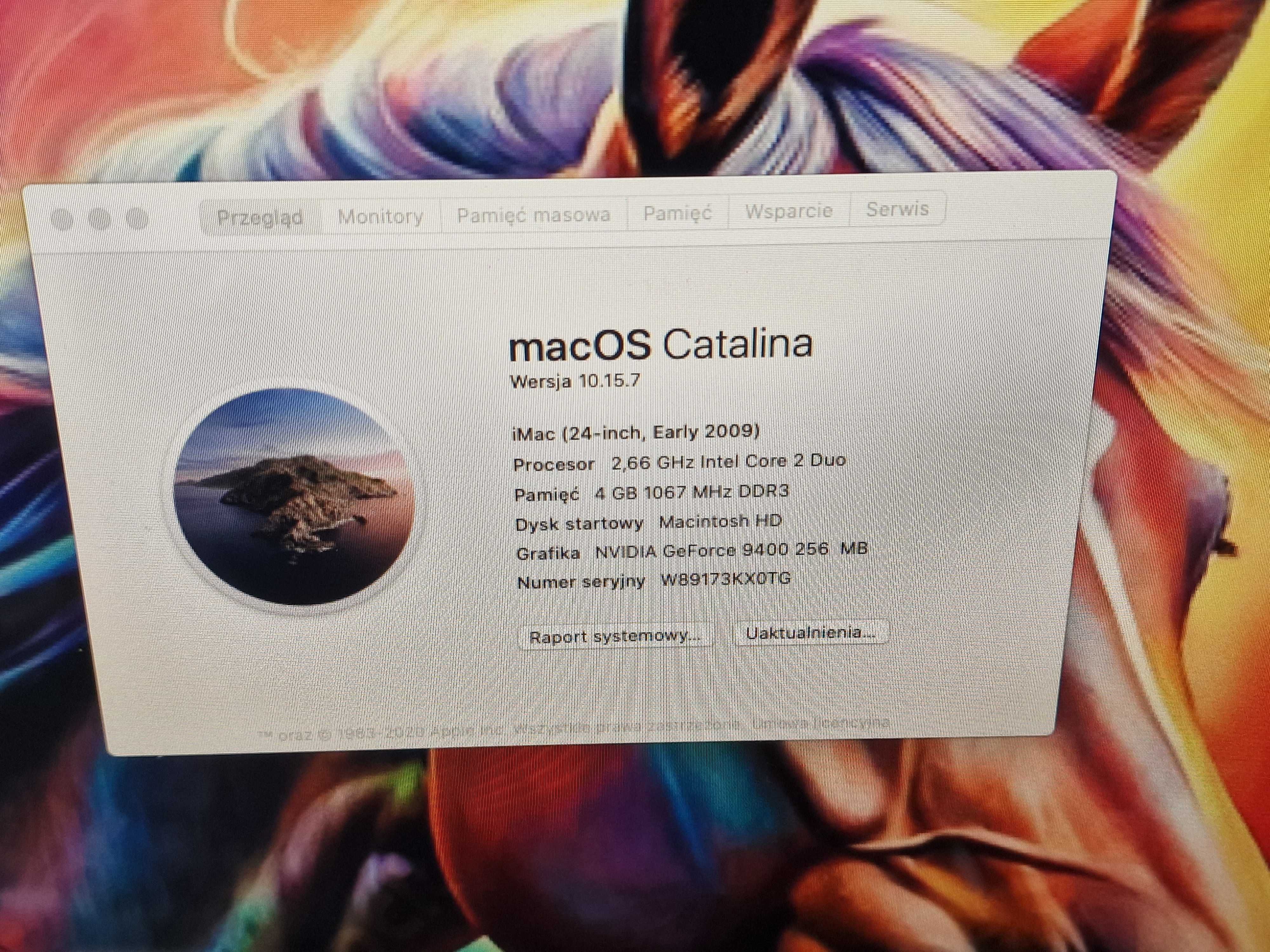 Idealny do Garażu / Domu Komputer Apple iMac 24' 4/640GB Catalina