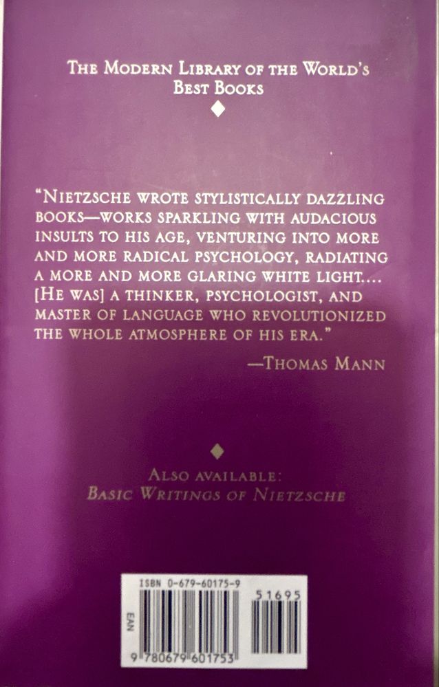 Thus spoke Zarathustra Fridedrich Nietzsche Tako rzecze Zaratustra