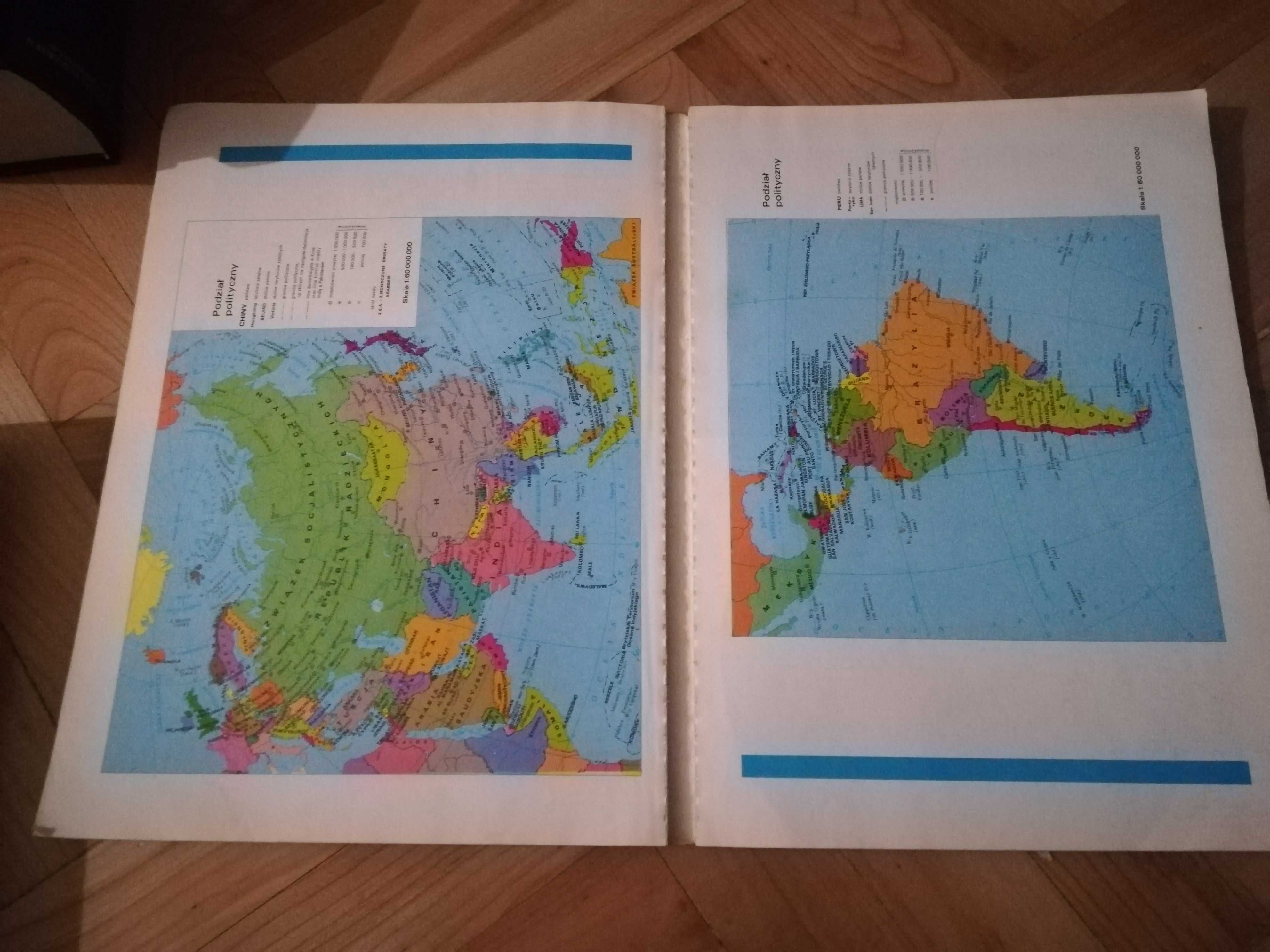 Polityczny atlas świata 1990 nowe czasy Kowalczyk, Łysek
