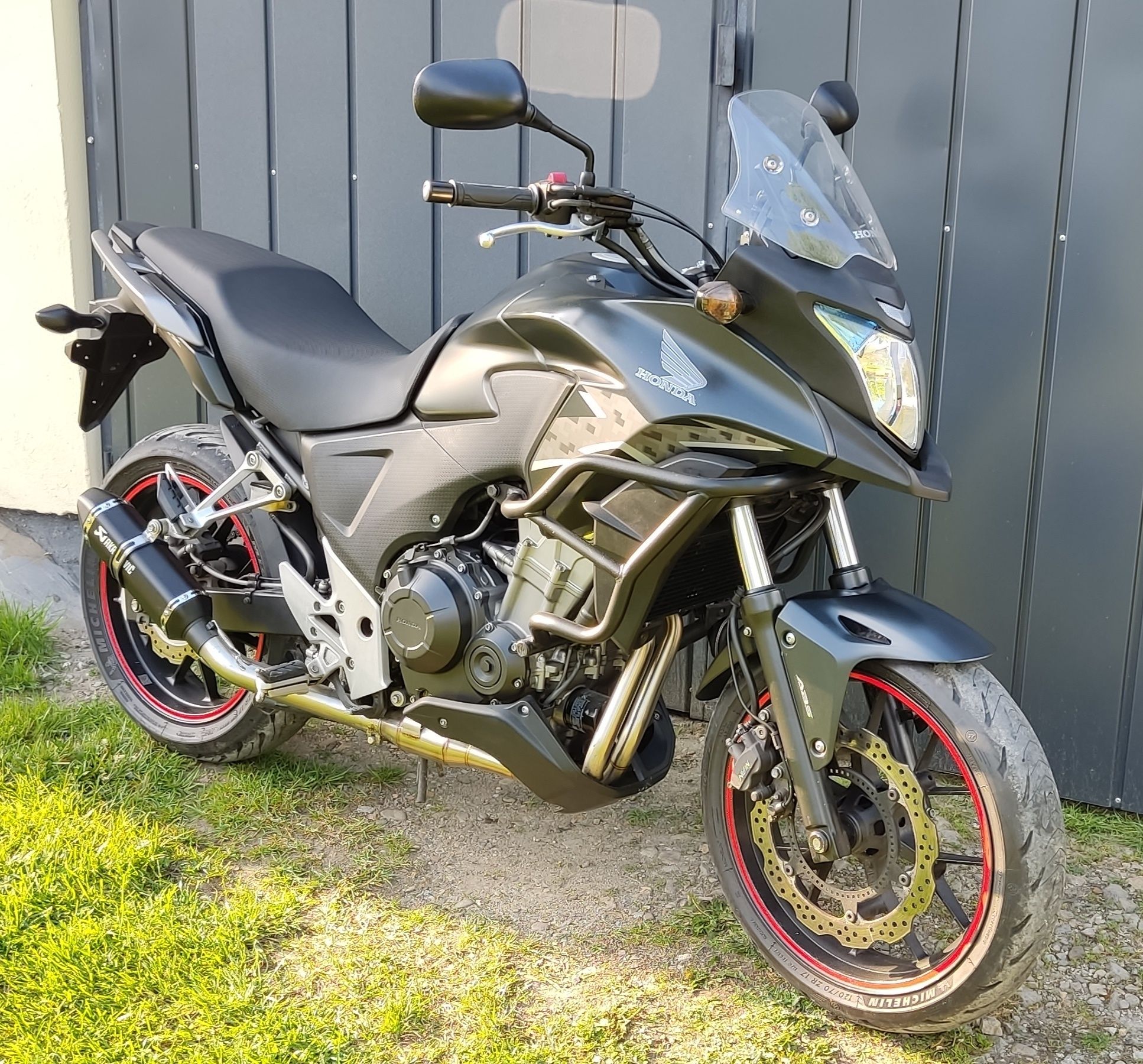 Honda cb500x cb500 X * A2 *ABS * Akrapovic * GMOLE * 35kW