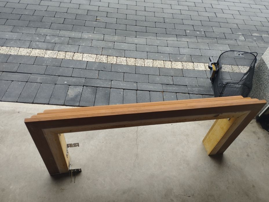 Parapet Dębowy do kominka