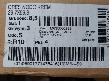 Płytka gresowa Nodo krem 29.7/59.8