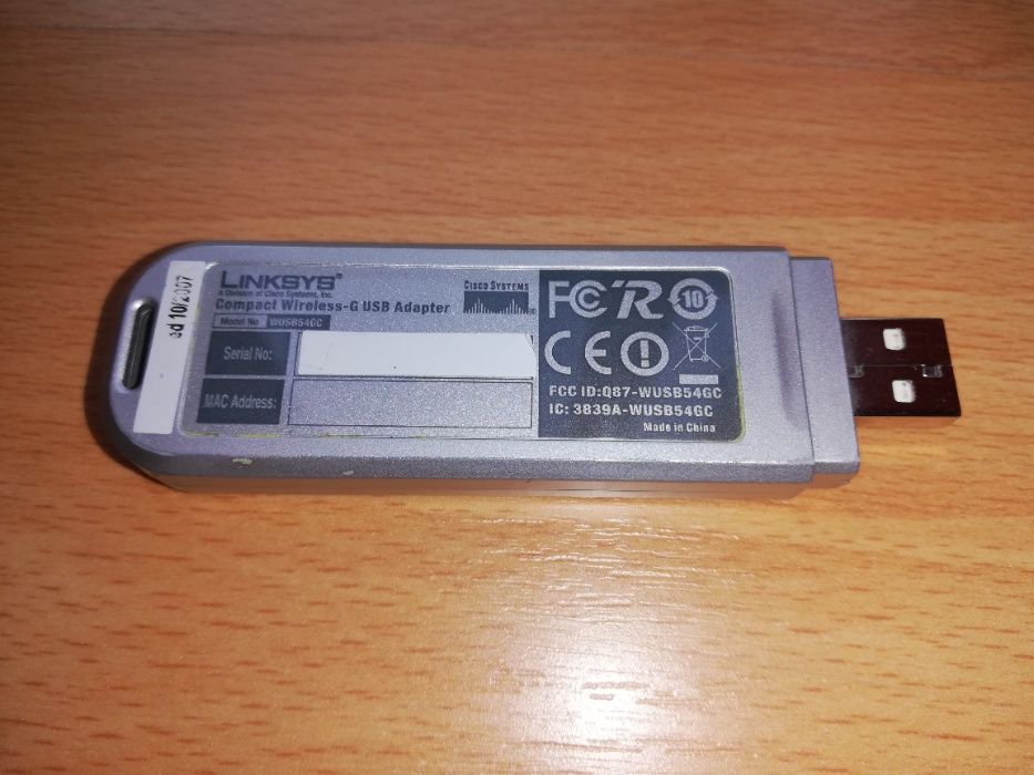 Cisco-Linksys WUSB54GC Compact Wireless-G USB Adapter
