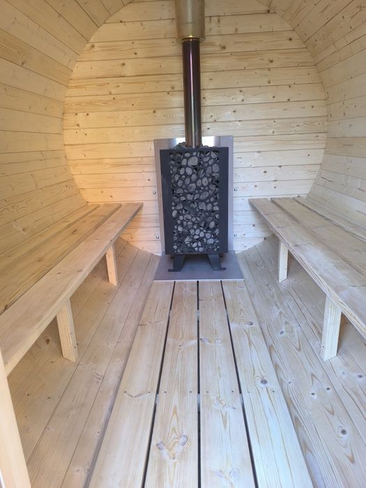 Sauna beczka 2,4mb mobilna