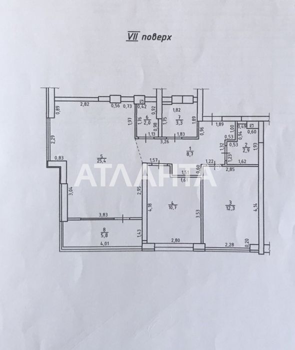2-3 комнатная квартира без ремонта ЖК MANHATTAN на Филатова Черемушки