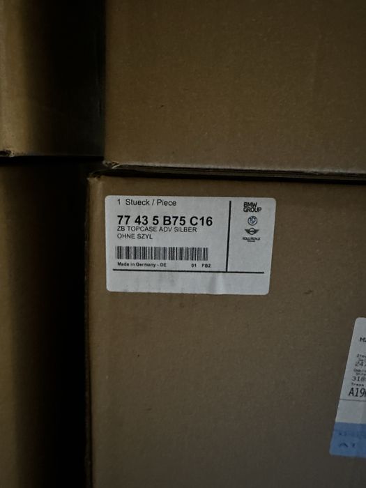 Kufer centralny aluminiowy BMW R1300GS, R1300GS ADV