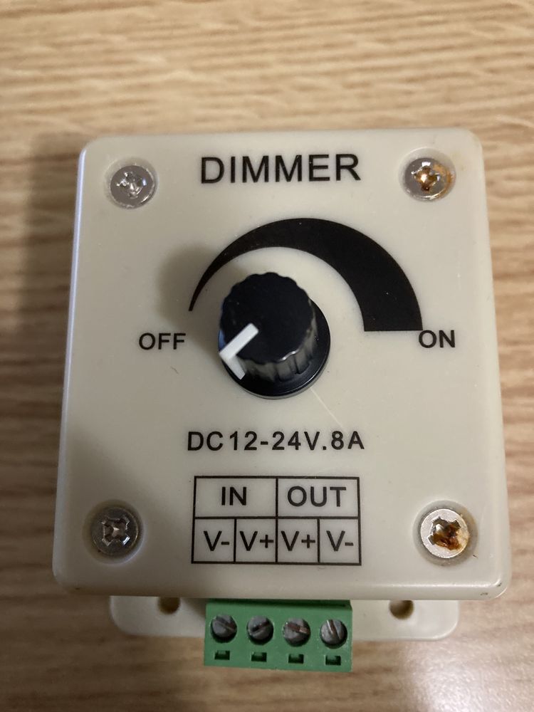 Led dimmer interruptor dc 12 v 24 v 8a - Novo