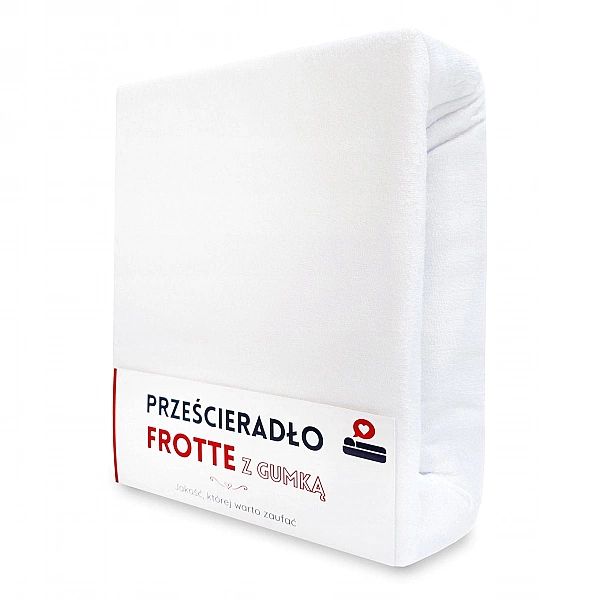 Prześcieradło 140x200 Jednolite Bawełna Frotte z Gumką Gaja 14