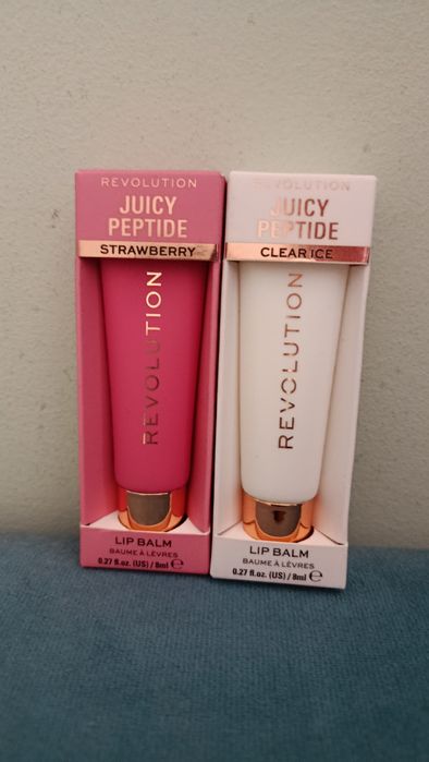 REVOLUTION Juicy Peptide Balsam-błyszczyk do ust  8 ml 2 sztuki NOWE!