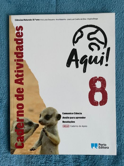 vendo cadernos de fichas do 8.° ano novos