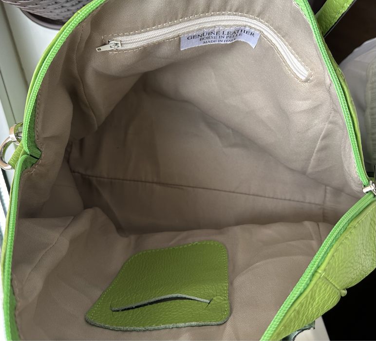 Кожаная сумка borse in pelle