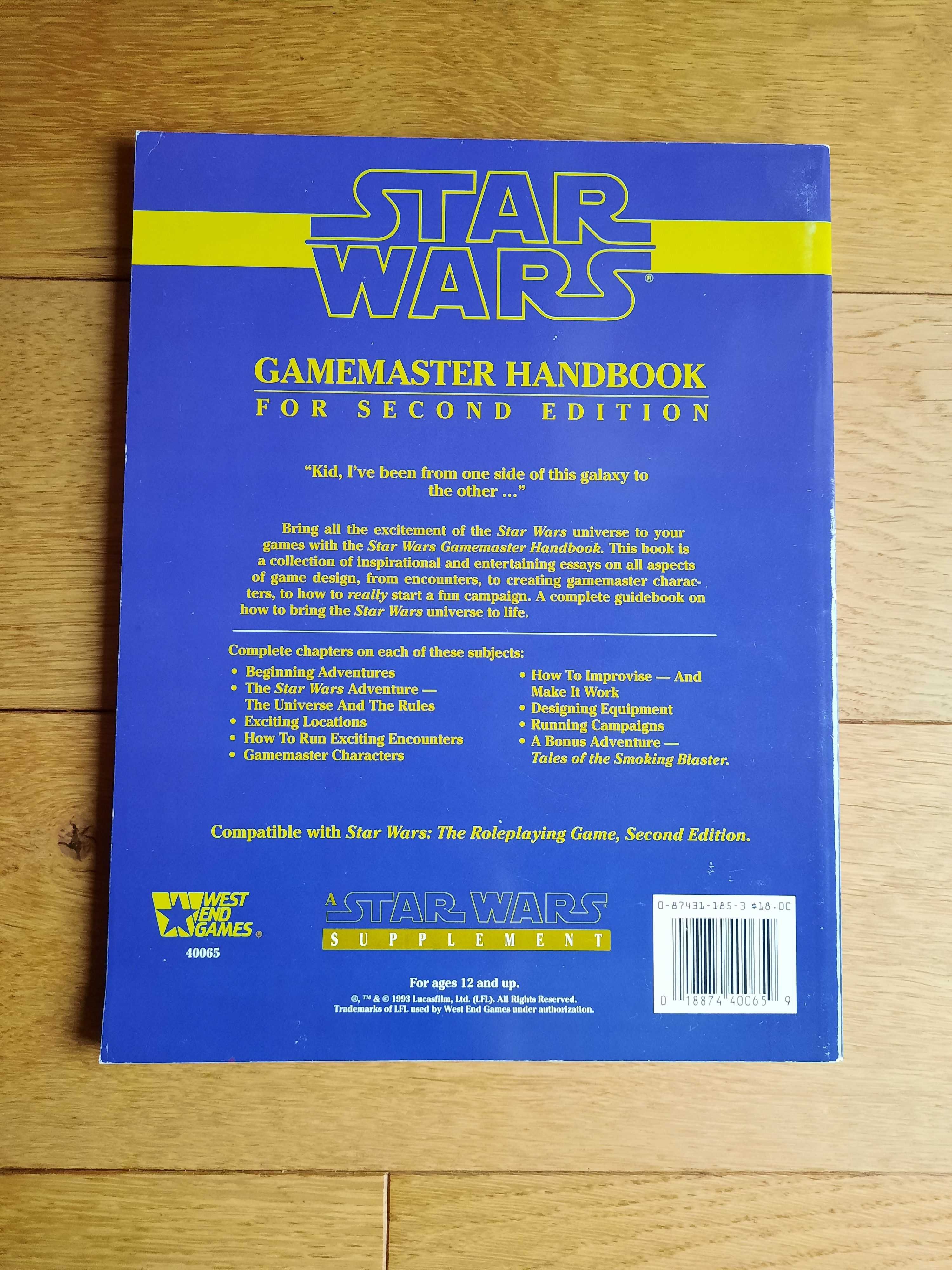 Star Wars Gamemaster Handbook, Second Edition