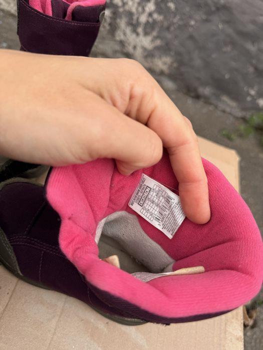 Осінні водовідштовхуючі чоботи / сапоги Quechua, 26