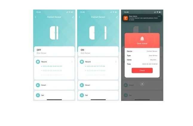 Czujnik wejścia PST Tuya czujnik otwarcia drzwi okna Smart WiFI
