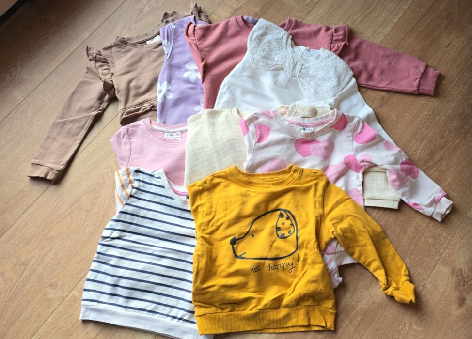 Wielka paczka ubranek dla dziewczynki r.92