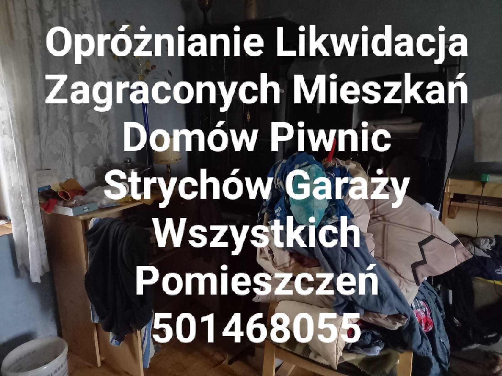 Opróżnianie Mieszkań Domów Piwnic Garaży Przeprowadzki