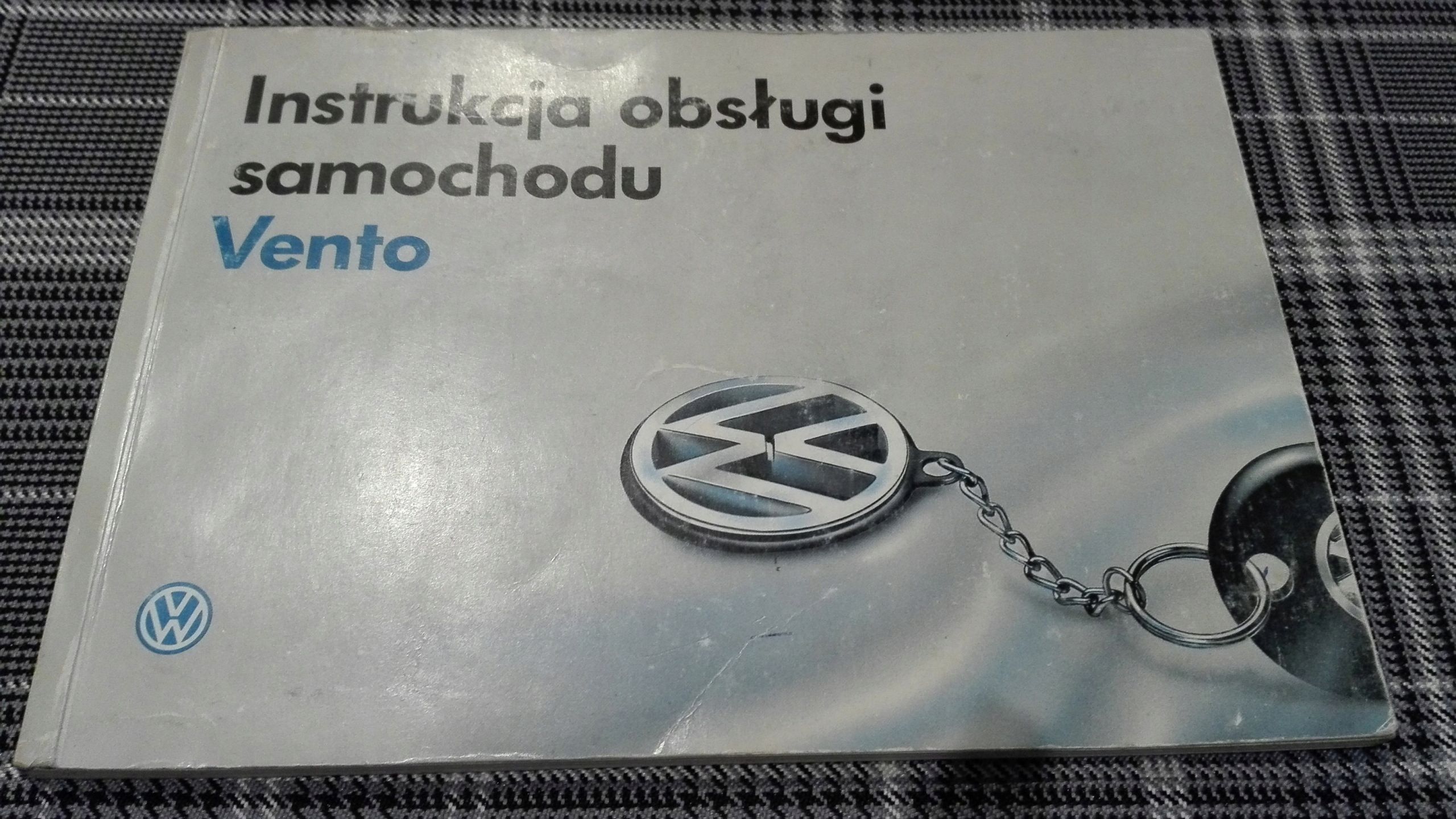 VW VOLKSWAGEN VENTO Instrukcja Ksiazka 1991 POLSKA