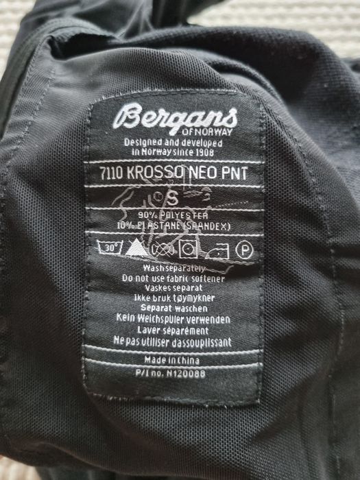 Spodnie trekingowe  bergans of norway  softshell