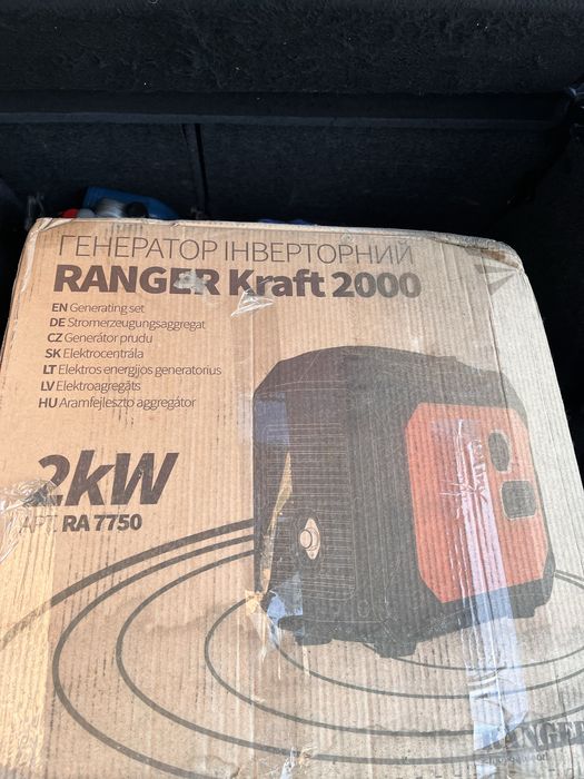 Інверторний генератор 2кВ Ranger Kraft 2000