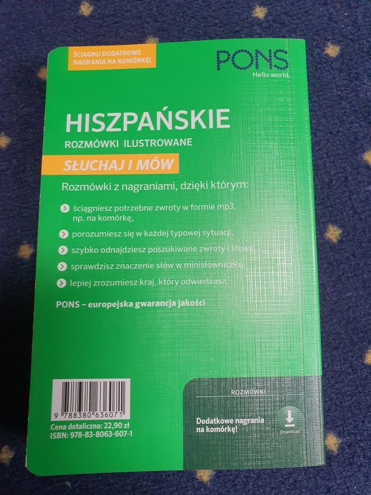 Pons hiszpańskie rozmówki ilustrowane