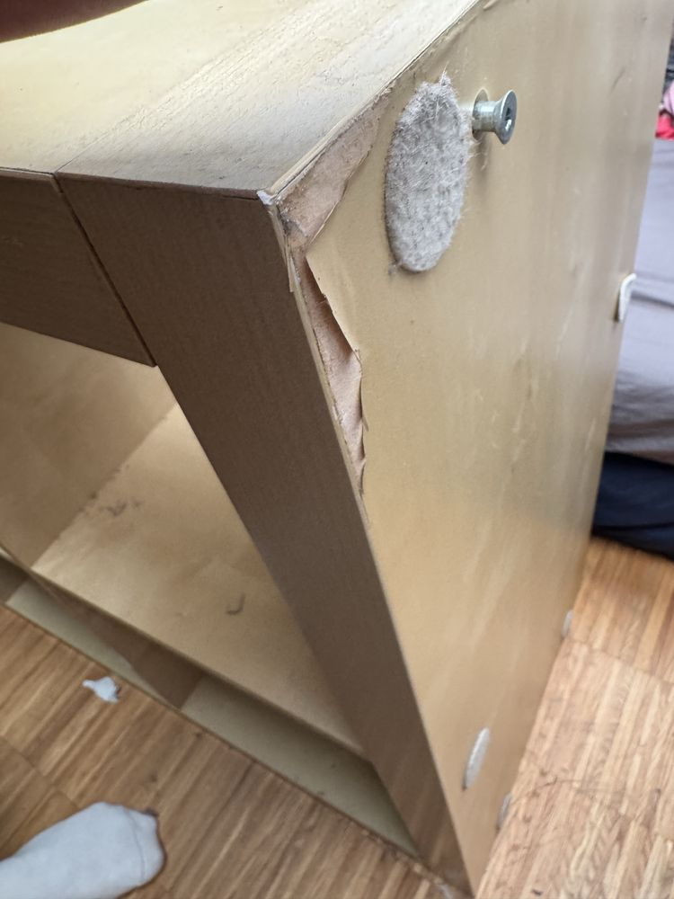 Regał w kolorze jasnobrązowym IKEA